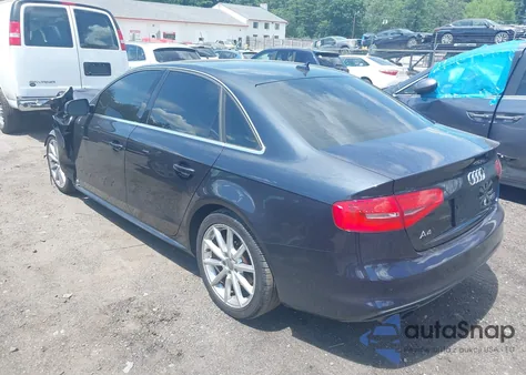 2014 Audi A4 2.0T Premium from USA, damaged, VIN WAUFFAFL7EN036372